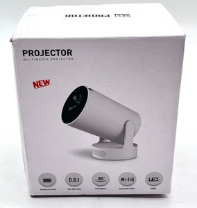 LED Quelle Ultra Kurzdistanz Multimedia Projektor mit automatischer Korrektur - Weiß - Bild 1 von 7