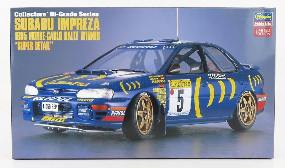1/24 HASEGAWA - SUBARU - IMPREZA N 5 WINNER RALLY MONTECARLO 1995 C.SAINZ - 5115 - Immagine 1 di 1