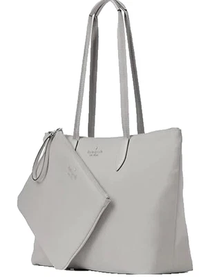 Kate Spade Mel Packable Tote KE559 Nimbus Gray Stained - Image 1 of 4
