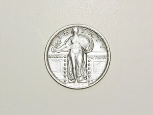 1917 25C T2 STANDING LIBERTY SILVER QUARTER - Picture 1 of 2