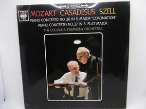Mozart Piano Concerto No 26 CASADESUS SZELL UK CBS SBRG 72107 STEREO LP 1963 - Picture 1 of 6