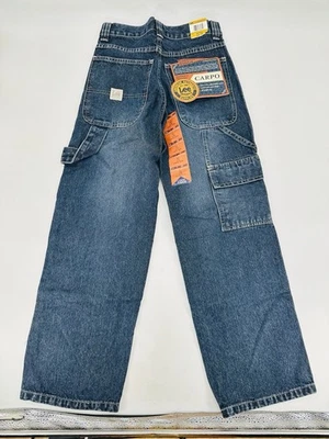 Pantalones de mezclilla vintage de los años 2000 Y2K Lee Carpo Carpenters talla 12 ajustados 24x26 nuevos con etiquetas Foto 1 de 4
