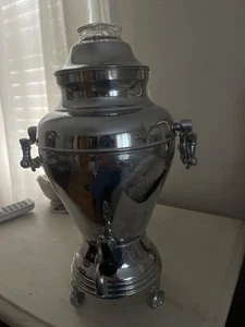 La Belle Silver Co. Automatic Percolator Coffee Urn tested and works. - Picture 1 of 8