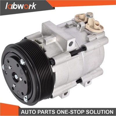 Compresor de aire acondicionado de laboratorio para Ford F-150 V8 4,6 L y 5,4 L 1997 1998 1999 2000-2007 Foto 1 de 4