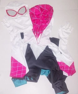Spider Girl Gwen Cosplay Suit Halloween Costume Spandex Stacy Jumpsuit Adult - Picture 1 of 14