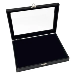 1 PCS Badge Display Box Medal Holder Frame Sports Case Storage Lapel Pin - Picture 1 of 11