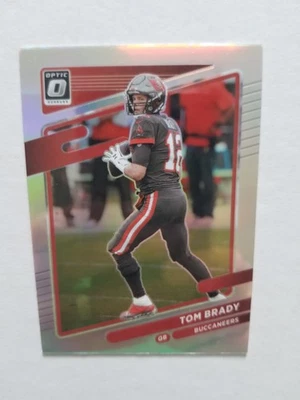 Tom Brady 2021 Panini Donruss Optic #172 Silver Prizm Buccanears - Image 1 of 2