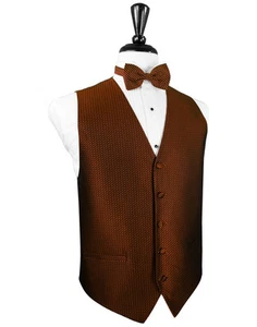 Cardi Venezianische Zimt Smoking Weste / Longtie Gr. Medium - Bild 1 von 1