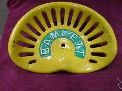 TRACTOR BAMLETT IMPLEMENT SEAT FROM  GENUINE COLLECTION VINTAGE - Image 1 of 4