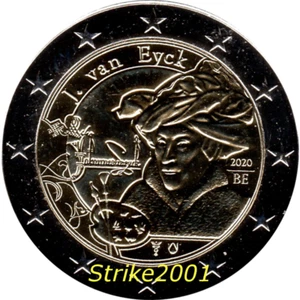 2 EURO COMMEMORATIVO BELGIO 2020 FDC Jan van Eyck - Picture 1 of 1