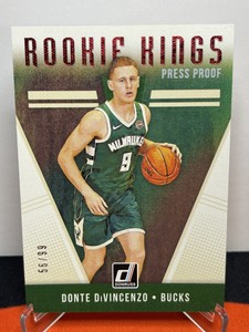 2018-19 Panini Donruss Rookie Kings Donte DiVincenzo #23 RC /99 New York Knicks