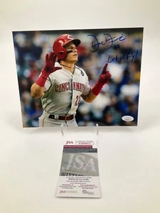 DEREK DIETRICH MIAMI MARLINS SIGNED/INSCRIBED 8X10 PHOTO JSA WITNESS COA REDS - Picture 1 of 1