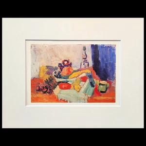 Henri Matisse Still Life Signed in the Print Modern Art Framed Offset Lithograph - Picture 1 of 3