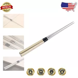 7-Inch Japanese Plating Tweezers - Stainless Steel Moribashi with Magnolia Grip - Picture 1 of 10