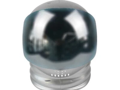 Helmet Space Adult Silver with Reflective Visor Halloween Astronaut Metallic New - Image 1 of 2