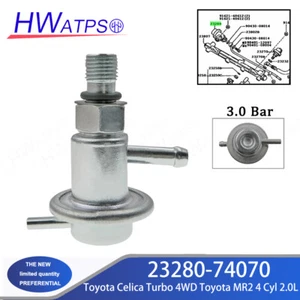 23280-74070 Fuel Pressure Regulator 3.0Bar For Toyota Celica Turbo Toyota MR2 4 - Picture 1 of 6