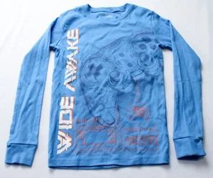 Carter's Boy's Kid Video Game Gamer Long Sleeve Pajama Top BL1 Blue Size 12 - Picture 1 of 3