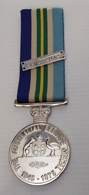 ASM 1945-75 Australian Service Medal + SW Pacific Clasp Full Size Replica - image 1 of 3