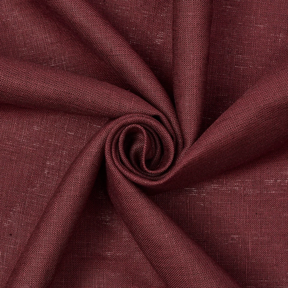 Yorkshire 6.7 oz Natural 100% Hypoallergenic Flax 58" Linen Fabric By The Yard - Image 1 of 2