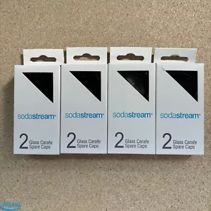 4 x 2 SodaStream Deckel für Crystal Glaskaraffe Sprudlerflasche Glasflasche NEU - Bild 1 von 1