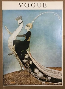 Vogue Vanity Woman on Moon Deco Cover Original Conde Nast Publication Print - Picture 1 of 2