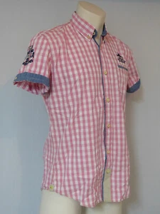 NZA New Zealand Auckland Herren Klassisches Kurzarm Hemd 100% Baumwolle Gr. M - Bild 1 von 5