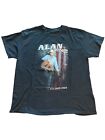 Alan Jackson Country Music Tour Konzert kurzärmlig schwarzes T-Shirt groß