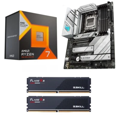 🔥 AMD Ryzen 7 7800X3D + ASUS B650-A ROG Strix WiFi + G.Skill Flare X5 32GB DDR5 - Image 1 of 4