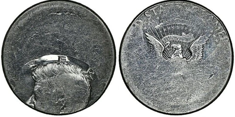 ER139 Undated Kennedy Half Dollar, 40% Silver,Die Adjustment & Double Strike NGC Cover