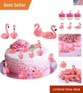 Multi-Purpose Mini Flamingo Decorations - Ideal for DIY Crafts & Elegant Events - Picture 1 of 9