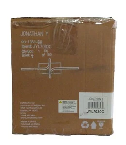 JONATHAN Y Sketch 9 in. Gold Minimalist Metal Integrated LED Vanity Light Sconce - Picture 1 of 2