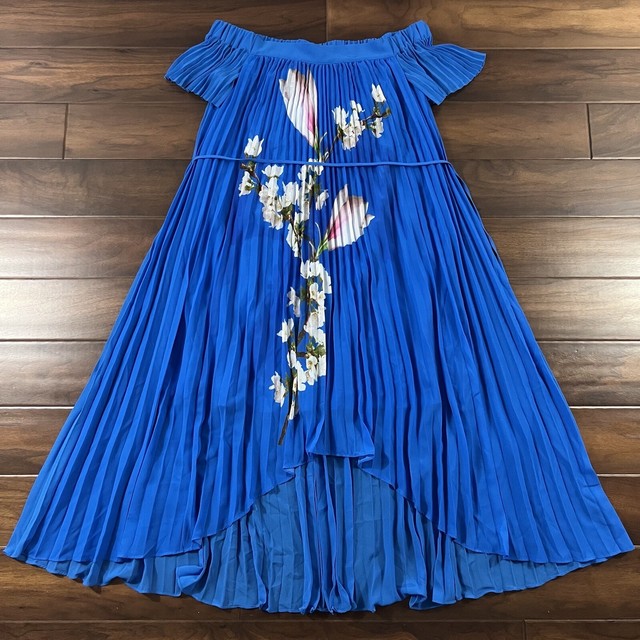 ted baker london ansa pleated dress