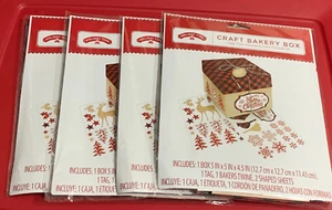 Holiday Time Weihnachten Plätzchen Süßigkeiten Bäckerei Box Menge VIER (5 x 5 x 4,5) - Bild 1 von 3