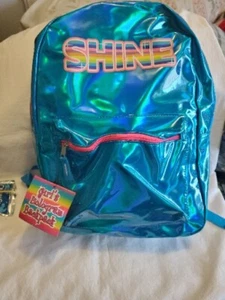 Zaino Shime Hologram per ragazze nuovo con etichette. Colore blu rosa. - Foto 1 di 7