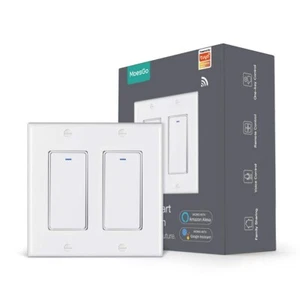MoesGo WiFi Wall Push Button Smart Light SwitchMulti-Control 2.4GHz WiFi Ligh... - Picture 1 of 8