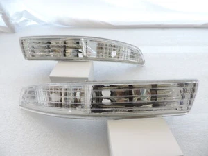 For 94-97 Acura Integra Clear Bumper Lights Parking Turn Signal Lamps Pair - Picture 1 of 4
