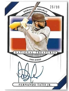 FERNANDO TATIS JR 2021 PANINI TESORO NACIONAL TARJETA AUTO REPÚBLICA DOMINICANA /99 - Imagen 1 de 1