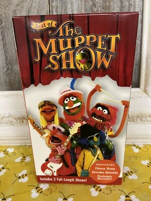 BEST OF THE MUPPET SHOW VHS, 3 FULL-LENGTH EPISODE Diana Ross Brooke Shields - Image 1 of 4