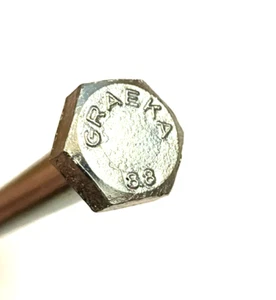 70s VINTAGE GRAEKA Brand 8.8 155mm FRAME/MOTOR BOLT for PENTON/DKW, EX (#E772) - Bild 1 von 3