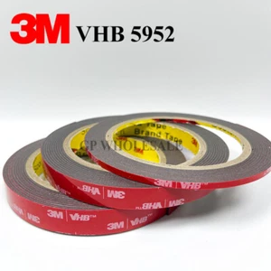 3M / 9FT VHB Double Sided Mounting Foam Adhesive Tape 5952 Automotive Mounting - Picture 1 of 2