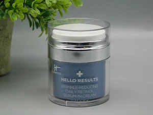 It Cosmetic Hello Results Wrinkle-Reducing Daily Retinol Serum-In Cream 1.7 oz - Picture 1 of 6
