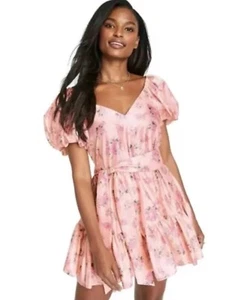Love Shack Fancy X Target Cecile Pink Satin Fairy Garden Romantic Dress Sz 6 - Picture 1 of 6