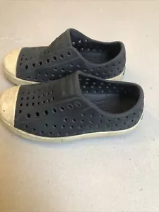 Native Jefferson Slip-On Sneaker Kids' Size 9C Toddler Waterproof Shoes NavyBlue - Picture 1 of 9