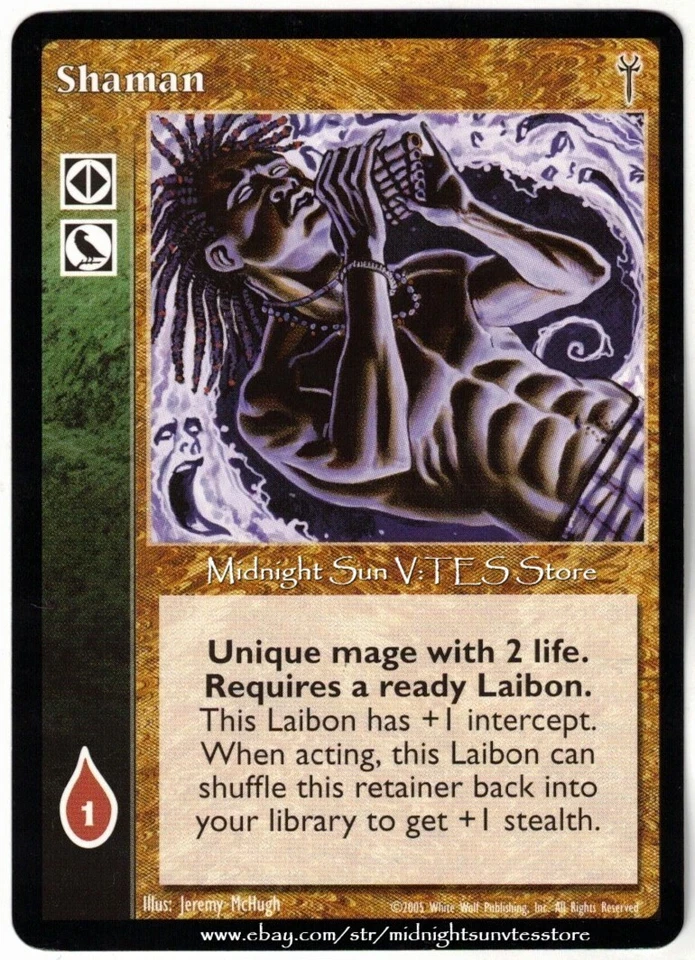 Shaman Legacies of Blood V:TES VTES Vampire CCG - Image 1 of 1