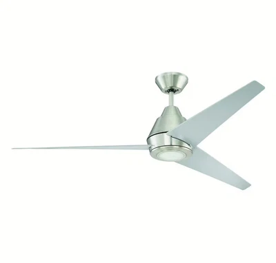 Craftmade ACA56BNK3 Acadian 56" Ceiling Fan w/ Blades in Brushed Polished Nickel - Image 1 of 2