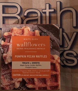 “PUMPKIN PECAN WAFFLES” Wallflower Refills X 2. BATH & BODY WORKS. SHIPS FREE!!! - Picture 1 of 2