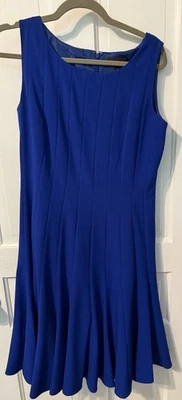 Vestido de Sol Dana Buchman Azul Real Talla 10 Foto 1 de 4