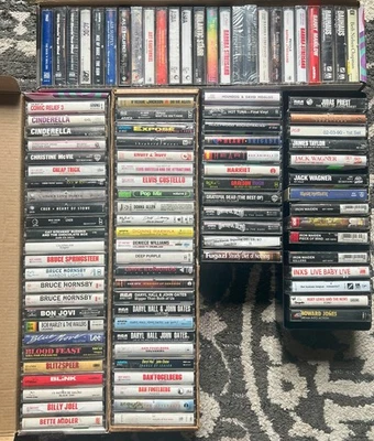 #1 SALE: Pick Your Cassette Tape Lot ~ Rock Pop HipHop Metal R&B 60s 70s 80s 90s - Image 1 of 3