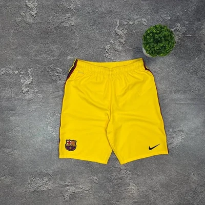Vintage Yellow Nike Fc Barcelona Away 2012/2013 Shorts Size S - Image 1 of 4