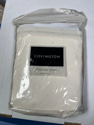 Pantalones térmicos Covington Long Johns tejido gofre crema para hombre talla XXL 44-46 altos Foto 1 de 2